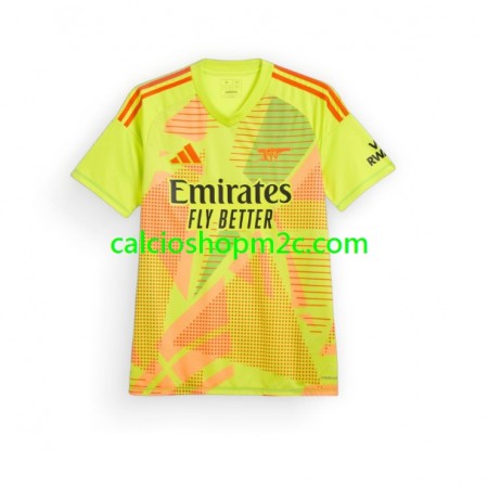 Arsenal Portiere Maglia Prima 2024/2025 Manica Corta